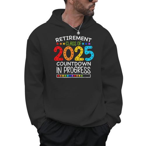 Retirement Class Of 2025 Teacher Countdown Loading Teacher Men Hoodie - teacherstshirts.com AU