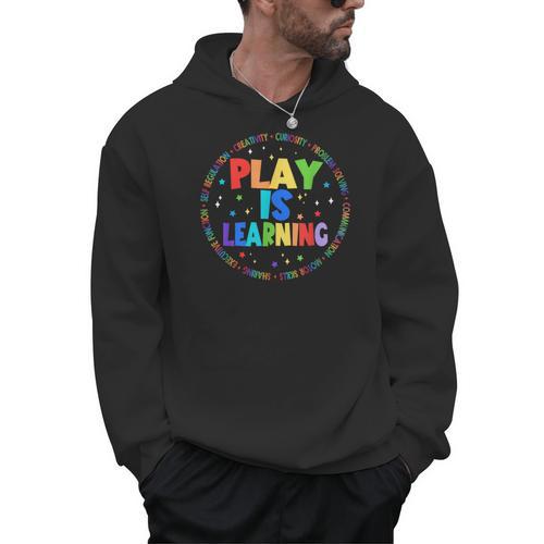 Retro Play Is Learning Teacher Back To School Men Hoodie - teacherstshirts.com