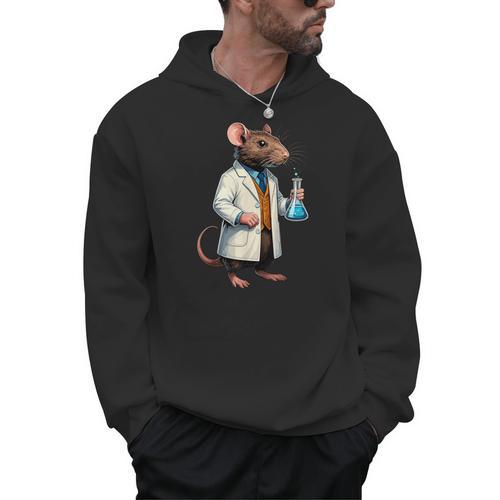 Science Rat Lab Science Scientist Mouse Teacher Chemistry Men Hoodie - teacherstshirts.com UK