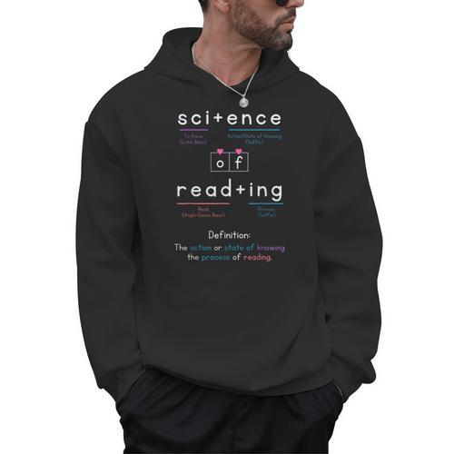 Science Of Reading Morphology Syllable Intervention Teacher Men Hoodie - teacherstshirts.com