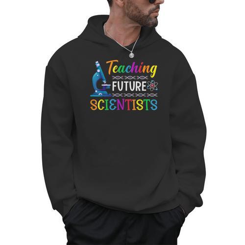 Science Teacher Teaching Future Scientists School Instructor Men Hoodie - teacherstshirts.com AU