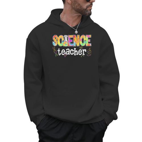 Science Teacher Tie Dye Science Teaching Back To School Men Hoodie - teacherstshirts.com CA