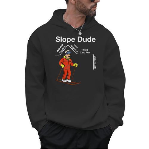 Slope Dude Algebra Geometry Middle School Math Teacher Men Hoodie - teacherstshirts.com UK