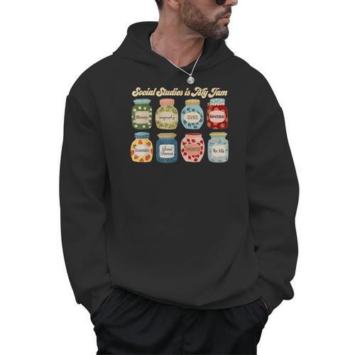 Social Studies Is My Jam History Teacher Back To School Men Hoodie - teacherstshirts.com