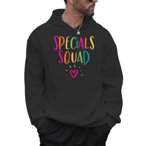 Specials Squad Art Music PE Tech Gym Teacher Team Men Hoodie - teacherstshirts.com UK