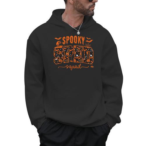 Sped Squad Team Special Education Teacher Halloween Men Hoodie - teacherstshirts.com