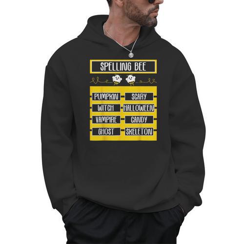 Spelling Bee Halloween Teachers Bee Spelling Competition Men Hoodie - teacherstshirts.com AU