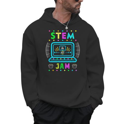 STEM Teacher Shirt STEM Teacher Tshirts STEM Is My Jam Men Hoodie - teacherstshirts.com UK