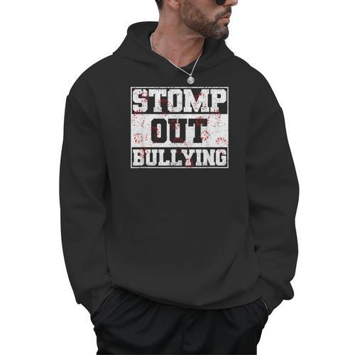 Stomp Out Bullying Back To School Education Teacher Men Hoodie - teacherstshirts.com UK