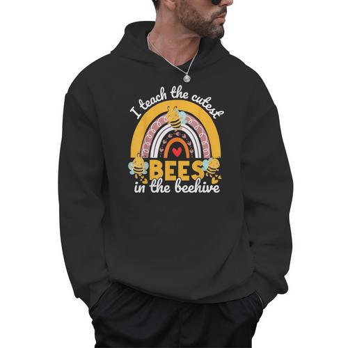 I Teach The Cutest Bees In The Beehive Teachers Day Men Hoodie - teacherstshirts.com