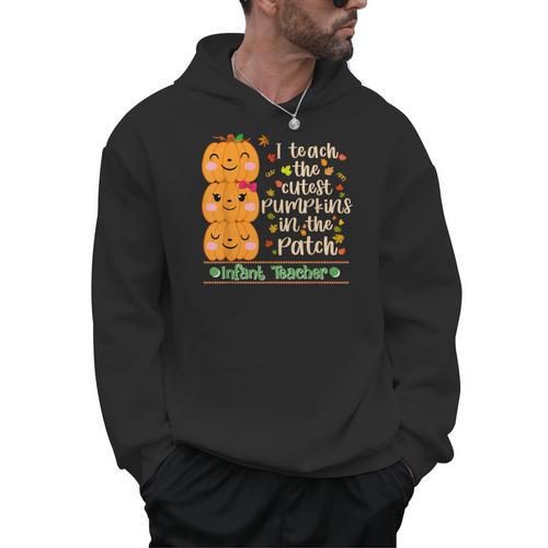 I Teach The Cutest Pumpkins In The Patch Infant Teacher Men Hoodie - teacherstshirts.com AU