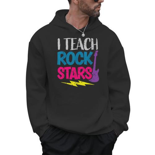 I Teach Rockstars Tee Orchestra Music Teacher Back To School Men Hoodie - teacherstshirts.com DE
