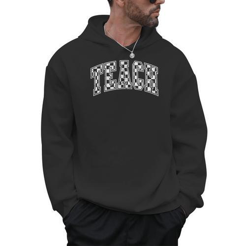 Teach Teacher Checkered First Day Of School Back To School Men Hoodie - teacherstshirts.com DE
