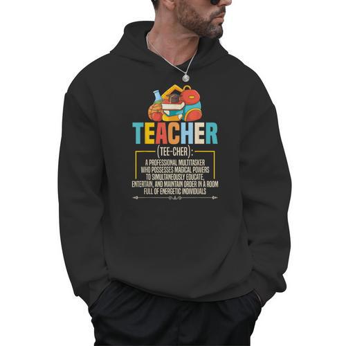 Teacher Definition Teaching School Teacher Men Women Men Hoodie - teacherstshirts.com AU