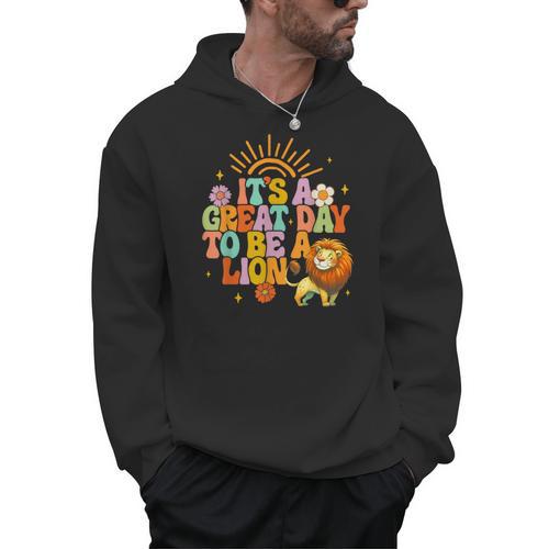 Teacher Life Back To School It's A Great A Day To Be A Lion Men Hoodie - teacherstshirts.com UK