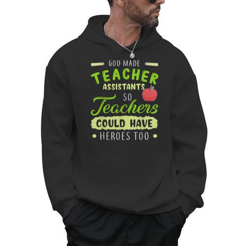 Teacher Teaching Assistant Aide Hero Men Hoodie - teacherstshirts.com DE