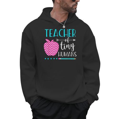 Teacher Of Tiny Humans Preschool Pre K Kindergarten Teacher Men Hoodie - teacherstshirts.com AU