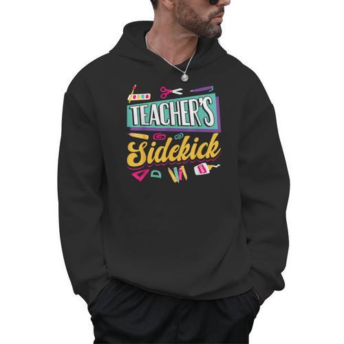 Teacher's Sidekick Teacher Assisting Teaching Assistant Men Hoodie - teacherstshirts.com DE