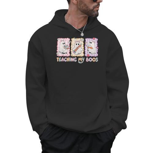Teaching Is My Boos Teacher Ghost Halloween Women Girls Men Hoodie - teacherstshirts.com