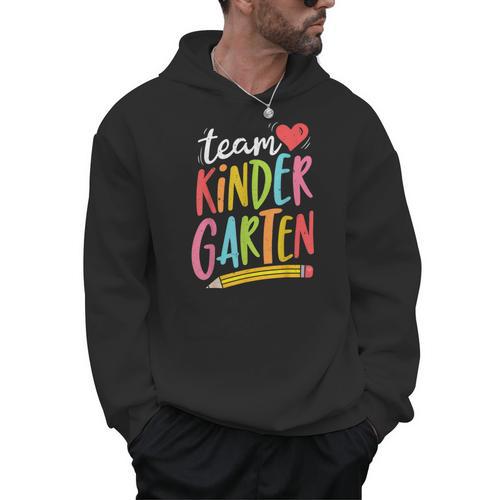 Team Kindergarten Teacher Student Back To School Men Hoodie - teacherstshirts.com