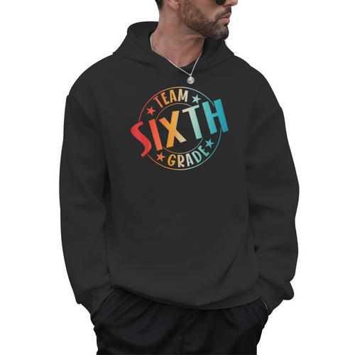 Team Sixth Grade Teacher Student Back To School 6th Grade Men Hoodie - teacherstshirts.com DE