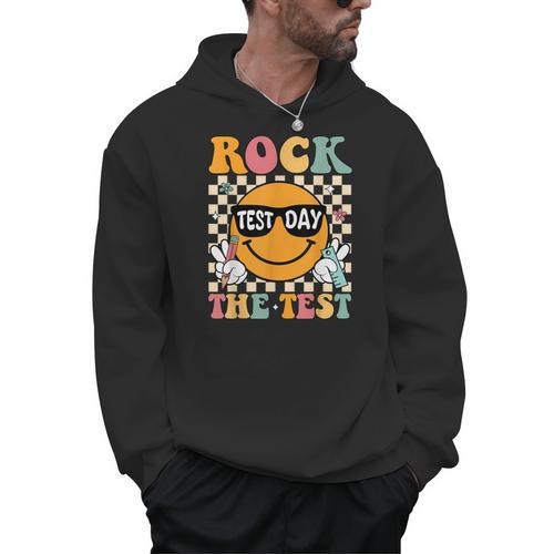 Test Day Rock The Test Teacher Testing Day You Got This Men Hoodie - teacherstshirts.com DE