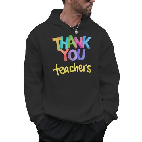 Thank You Teacher Appreciation Graduation Men Women Girls Kids Men Hoodie - teacherstshirts.com