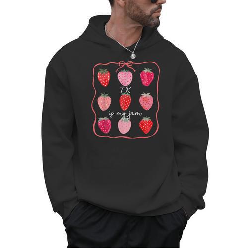 TK Is My Jam Transitional Kindergarten TK Teacher Strawberry Men Hoodie - teacherstshirts.com UK