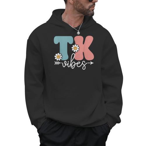 TK Vibes Back To School Teachers Students TK Team Men Hoodie - teacherstshirts.com CA