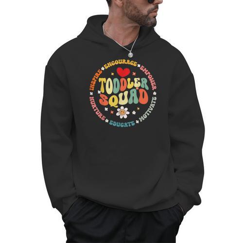 Toddler Squad Pre-K Teacher Pre School Back To School Men Hoodie - teacherstshirts.com AU
