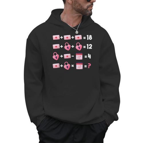 Valentines Day Order Of Operations Valentines Math Teacher Men Hoodie - teacherstshirts.com UK