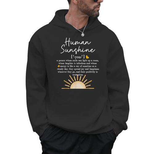 Vintage Human Sunshine Definition Teachers Mom Boss Women Men Hoodie - teacherstshirts.com
