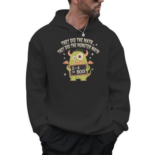 They Did The Math They Did The Monster Math Teacher Student Men Hoodie - teacherstshirts.com CA