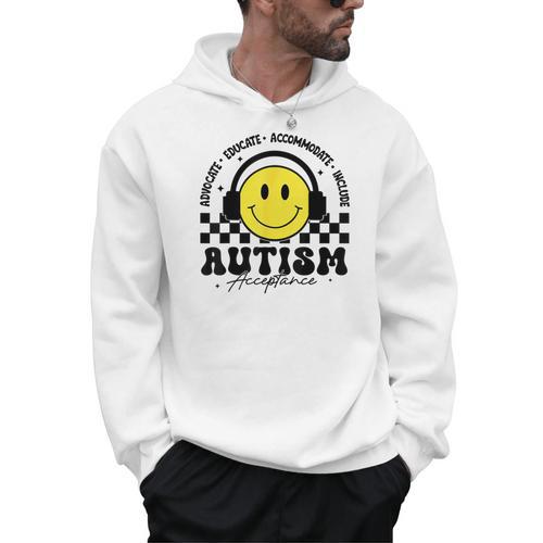 Autism Awareness Acceptance Special Education Teacher Kids Men Hoodie - teacherstshirts.com DE