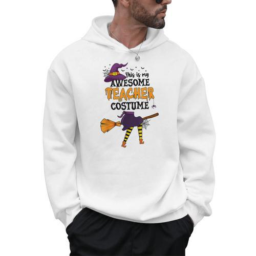 This Is My Awesome Teacher Costume Halloween Witch Men Hoodie - teacherstshirts.com AU