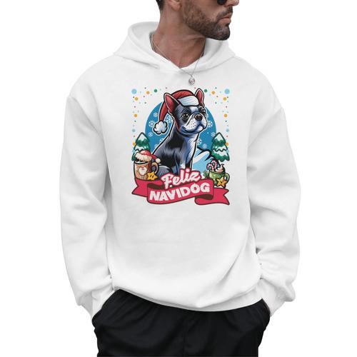Boston Terrier Santa Claus Coffee Mug Merry Christmas Dogs Men Hoodie - Bostonterriersmerch.com