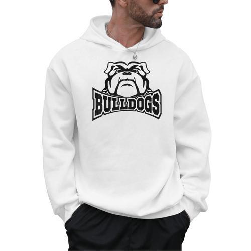 Bulldogs Teacher Student School Sports Fan Team Spirit Men Hoodie - teacherstshirts.com AU
