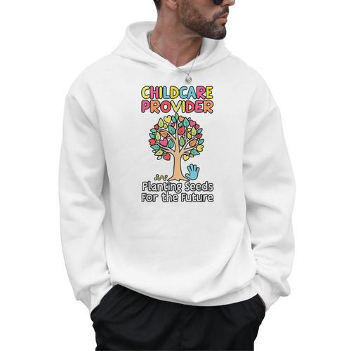 Childcare Provider Job Daycare Provider Daycare Teacher Men Hoodie - teacherstshirts.com UK