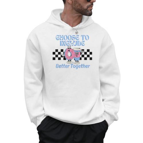 Choose To Include Special Education Teacher Autism Awareness Men Hoodie - teacherstshirts.com DE