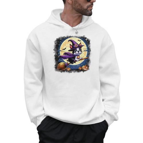 Cute Boston Terrier Halloween Costume Dog Lover Women Girls Men Hoodie - Bostonterriersmerch.com