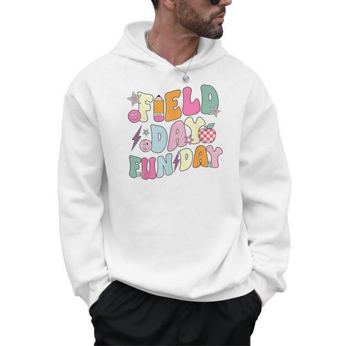 Field Day Fun Day Last Day Of School Teacher Student Men Hoodie - teacherstshirts.com