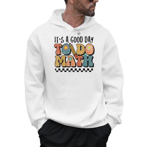 Good Day To Do Math Teacher Vintage Groovy Nerd Women Men Men Hoodie - teacherstshirts.com