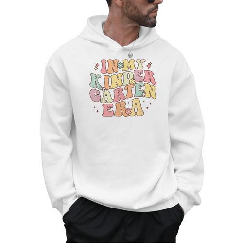 In My Kindergarten Era Retro Back To School Teacher Student Men Hoodie - teacherstshirts.com DE
