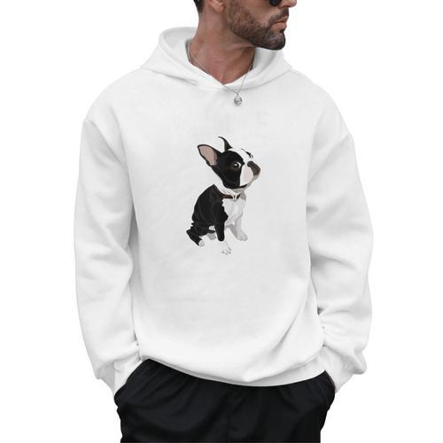 Love NOPE Boston Terrier Dog Lover Men Hoodie - Bostonterriersmerch.com