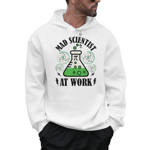 Mad Scientist Science Teacher Halloween Costume Teen Girls Men Hoodie - teacherstshirts.com