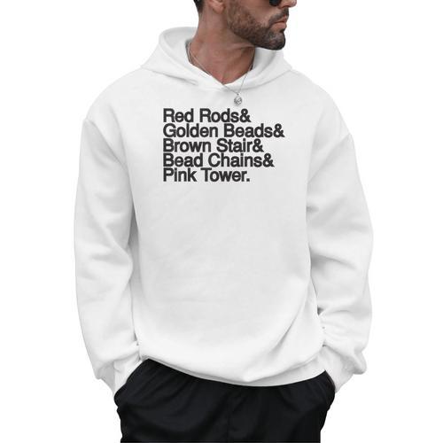 Montessori Helvetica Education Teacher Men Hoodie - teacherstshirts.com AU