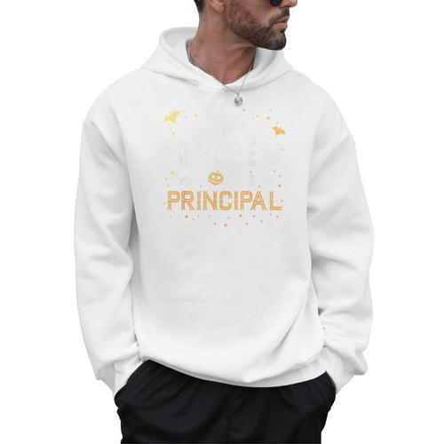 Nothing Scares Me I'm A Principal Teacher Halloween School For Men Women Kids Men Hoodie - teacherstshirts.com