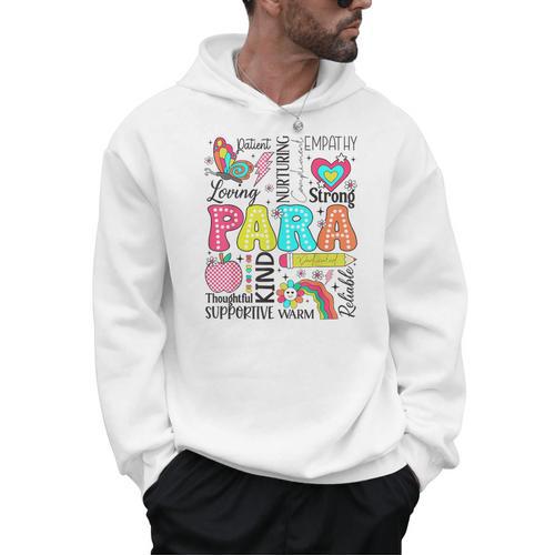 Para Paraprofessional Paraeducator Teacher Back To School Men Hoodie - teacherstshirts.com UK