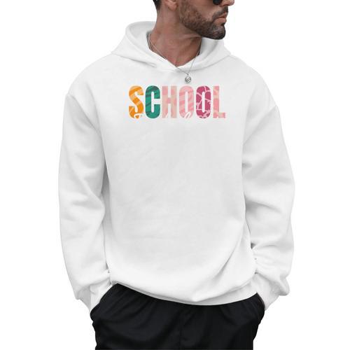 School Psychologist Rainbow Psychology Teacher Men Hoodie - teacherstshirts.com UK