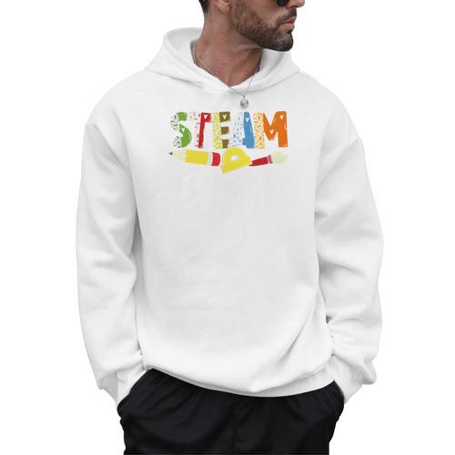 Steam Teacher Science Tech Engineering Arts Maker Men Hoodie - teacherstshirts.com AU
